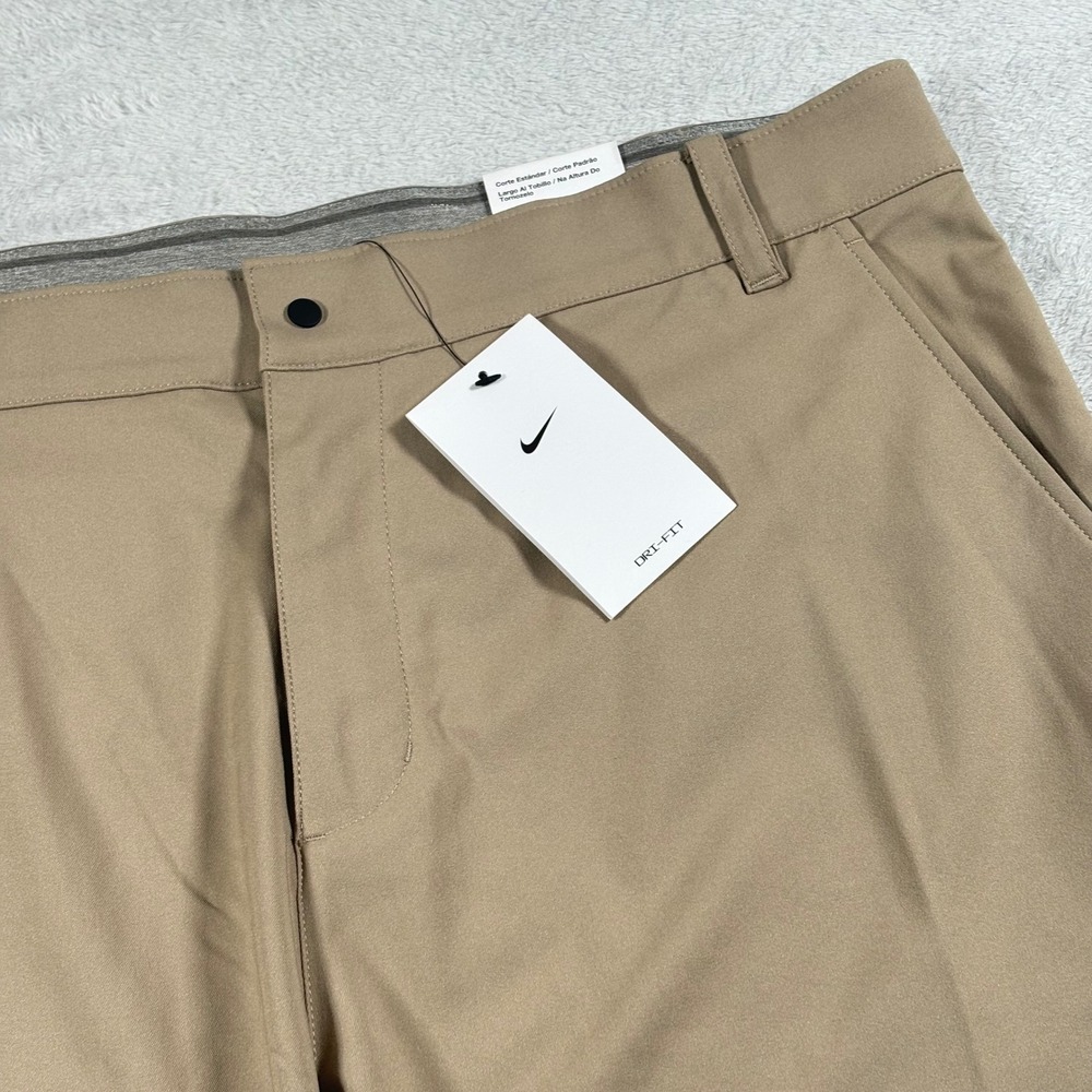 Nike Mens Golf Dri-FIT Victory Ankle Length Pants Khaki Tan DN2397-247 36x32